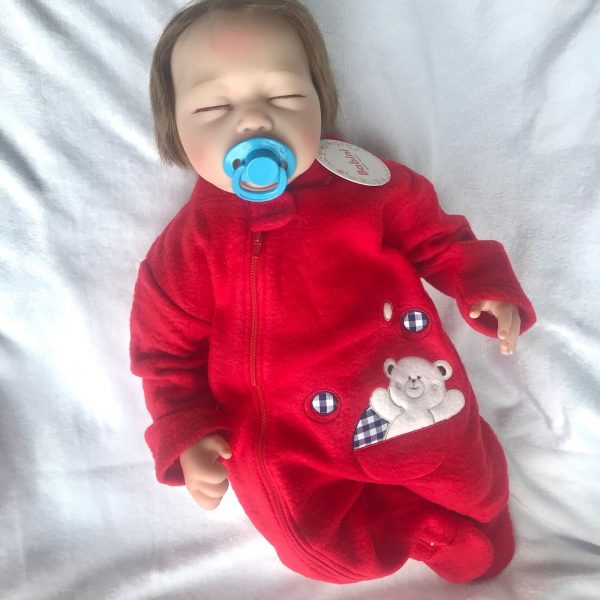 pijama termica para bebe roja
